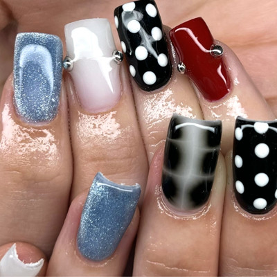 Beispiel für Nageldesign Level 3